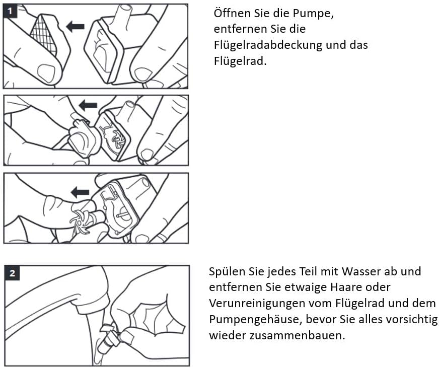 Catit Pixi Ersatzpumpe für die Pixi Trinkbrunnen für Katzen (nicht für die Smart Variante geeignet)