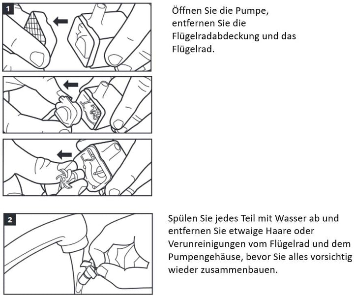 Catit Pixi Ersatzpumpe für die Pixi Trinkbrunnen für Katzen (nicht für die Smart Variante geeignet)