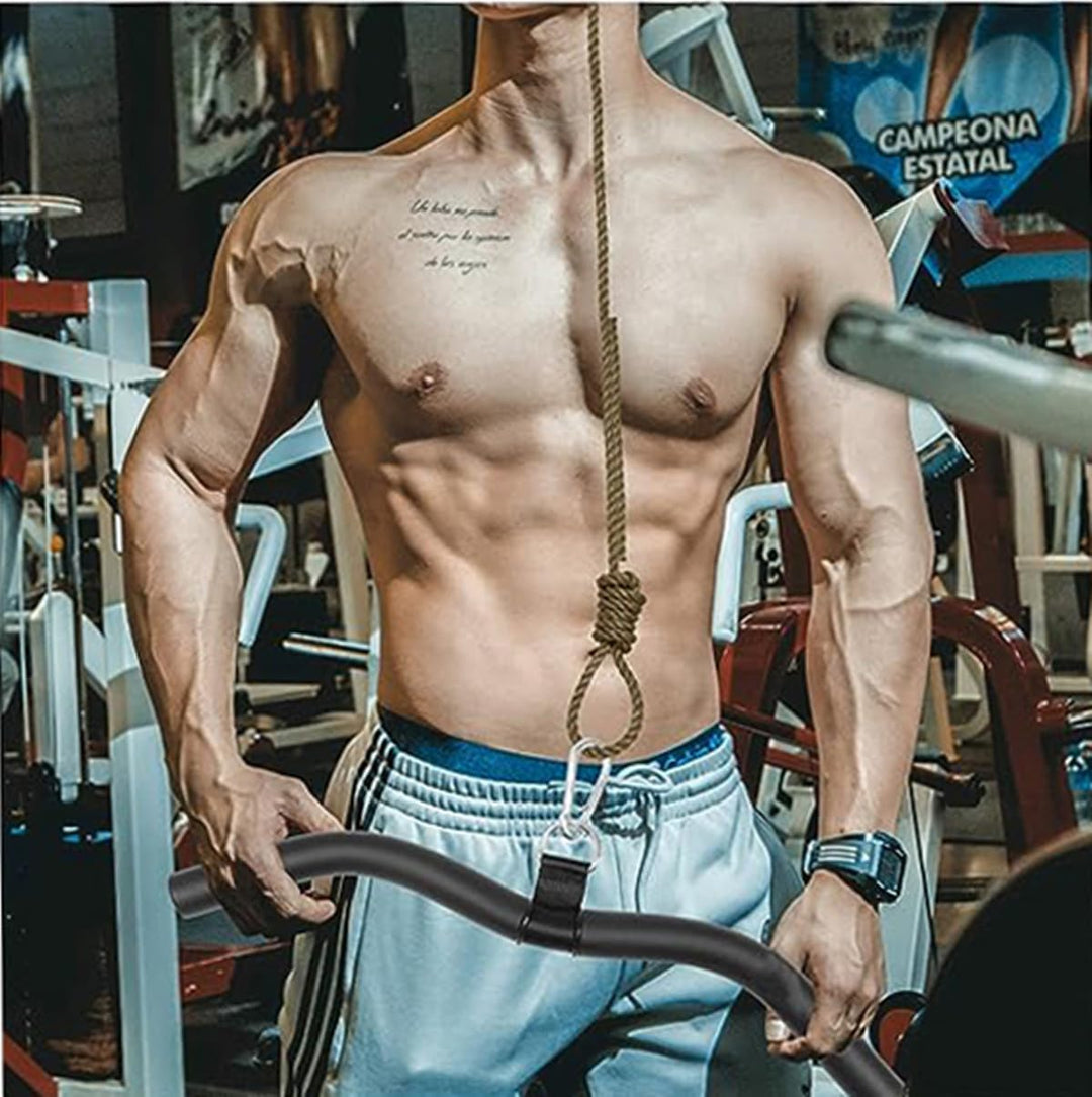 Trizeps gerade Stange,Fitness Bar,Fitness Bar Werkzeug Zubehör Stahl Bizeps Zugstange Pull Down Bize