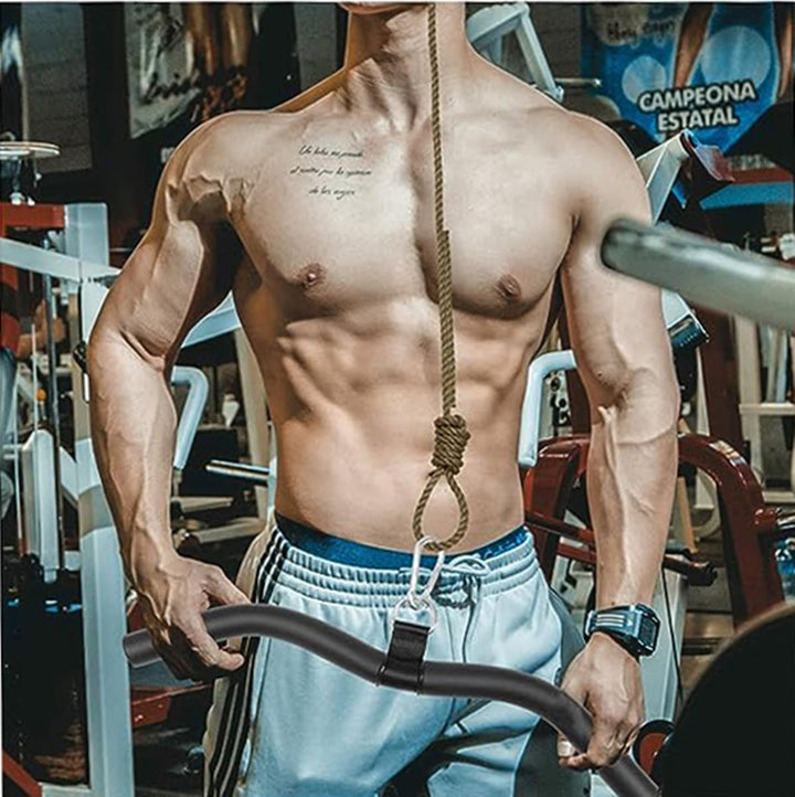 Trizeps gerade Stange,Fitness Bar,Fitness Bar Werkzeug Zubehör Stahl Bizeps Zugstange Pull Down Bize