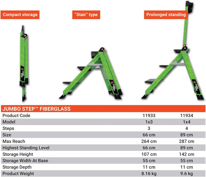 Jumbo Step LITTLE GIANT 3 Stufen 11933 Trittstufe nach EN14183