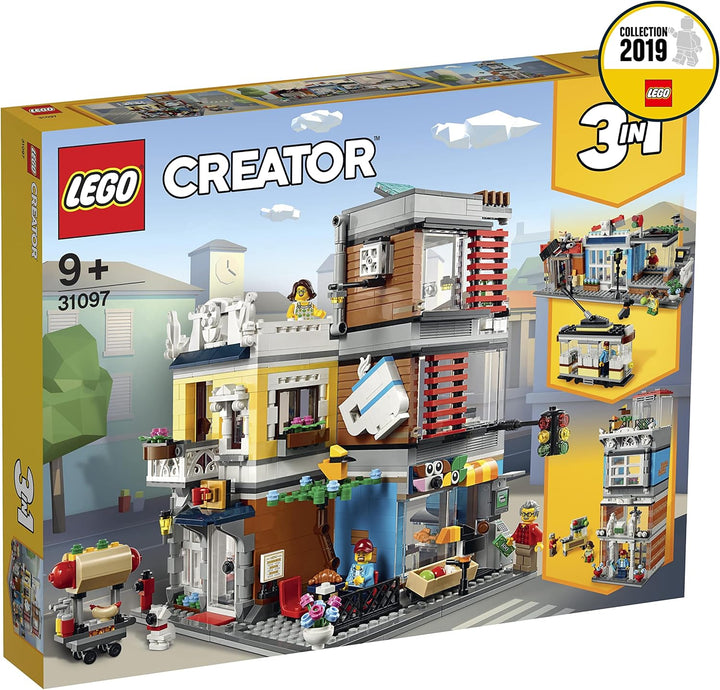 LEGO 31097 Creator Stadthaus mit Zoohandlung & Café Single, Single
