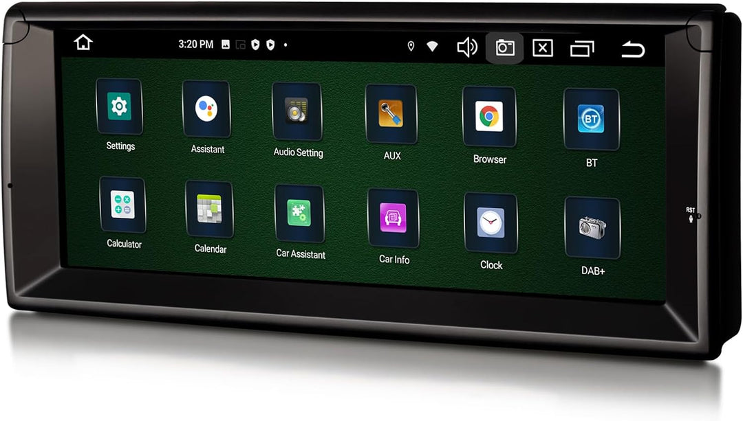 Erisin 10.25 Zoll Android 14 8-Kern Autoradio mit GPS Navigation für BMW 5er E39 M5 Unterstützt DAB+