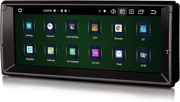 Erisin 10.25 Zoll Android 14 8-Kern Autoradio mit GPS Navigation für BMW 5er E39 M5 Unterstützt DAB+