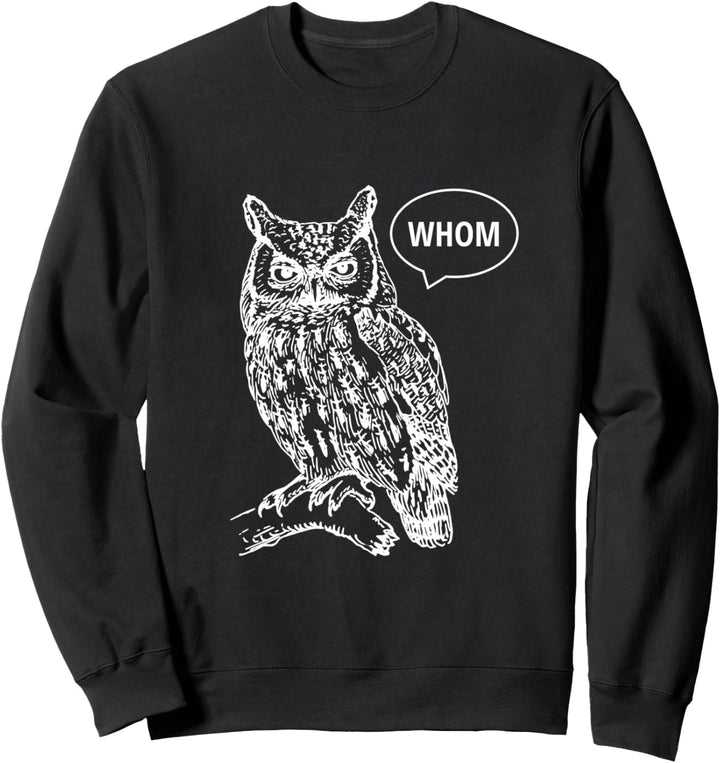 Owl Whom Sweatshirt
