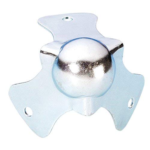 40x Adam Hall 4115 - Kugelecken klein 44 mm hoch, Stahl verzinkt, Kugel-Ecke