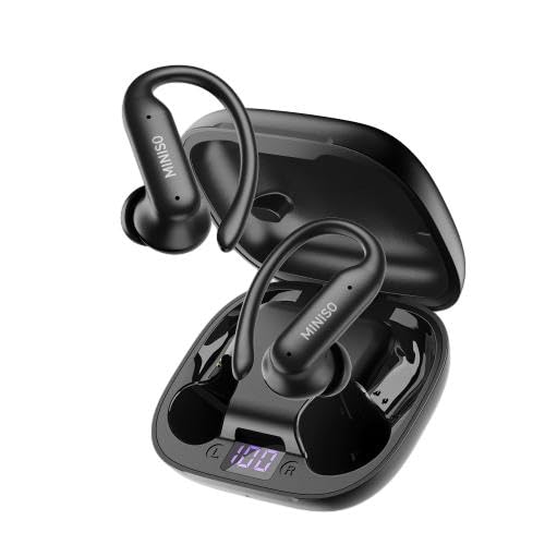 MINISO MS219 Kopfhörer Sport 2026 Neueste, Ohrhörer Bluetooth 6.0 mit Ohrbügel, In Ear Kopfhörer Blu