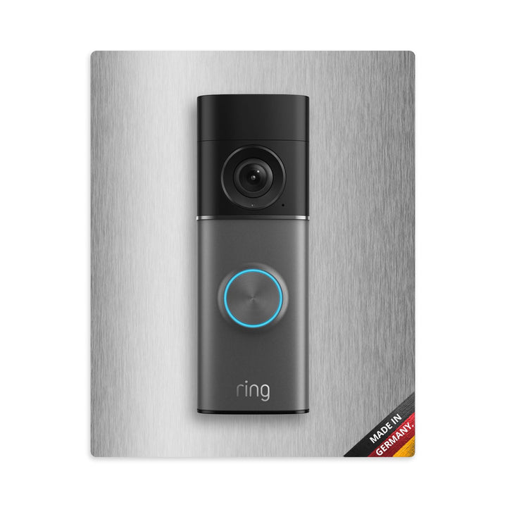 iSecur Blende passend für Ring Videotürklingel aus Edelstahl I Wired Doorbell Pro 3. Gen (2025) I Kl