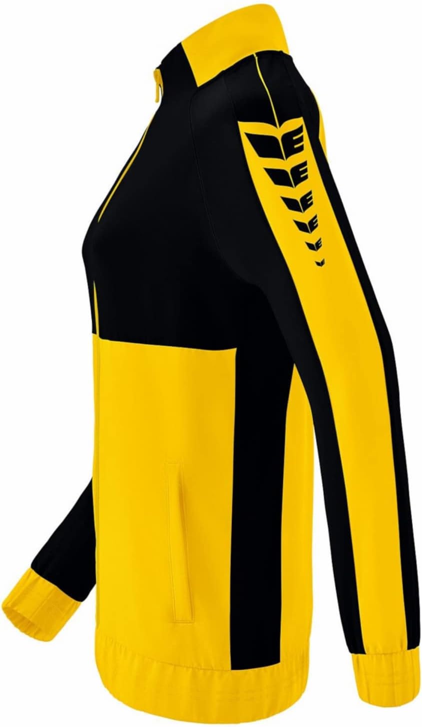 Erima Six Wings Präsentationsjacke Damen Damen 34 gelb/schwarz, 34 gelb/schwarz