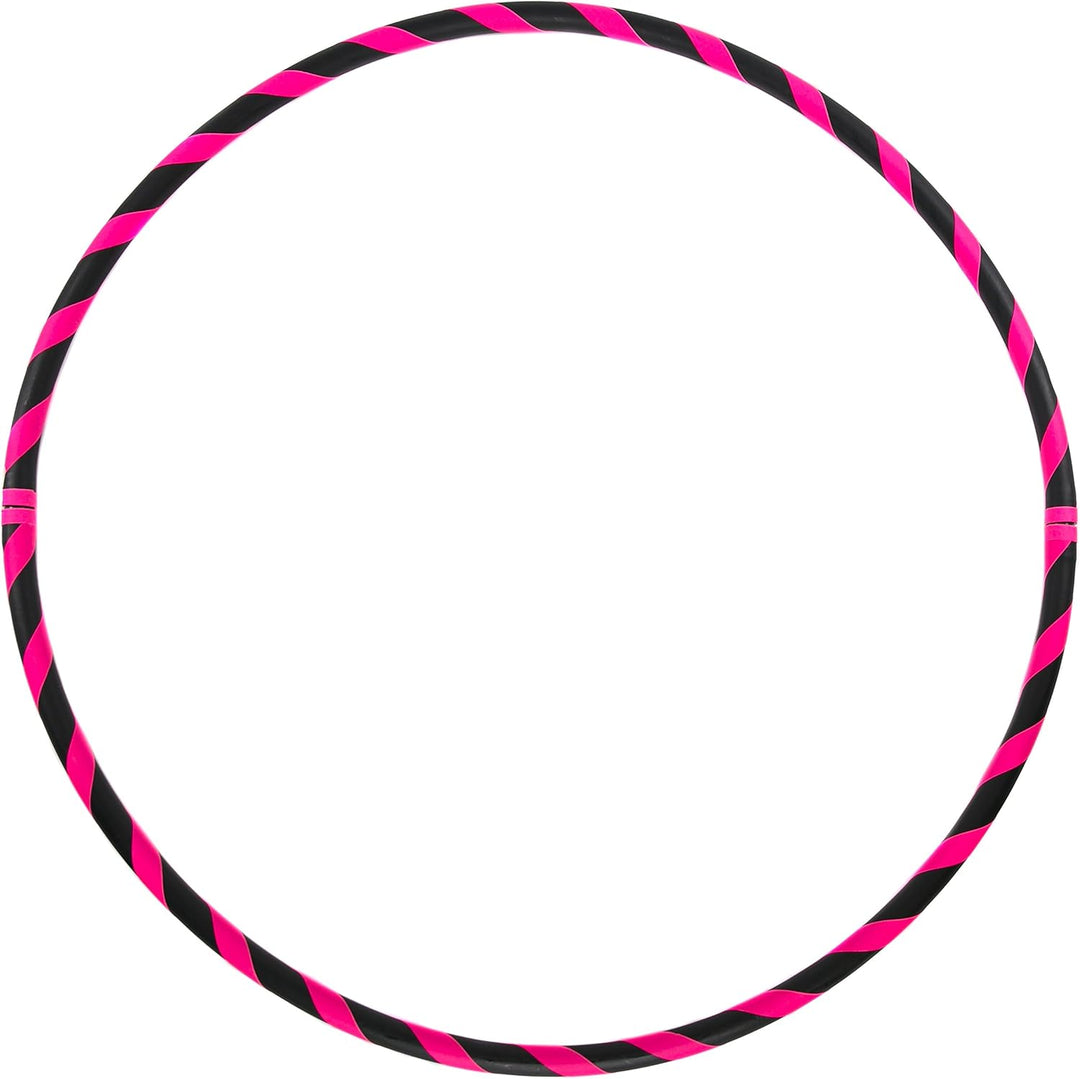 Faltbarer Anfänger Hula Hoop Reifen, Ø90/95/100/105cm Ø95cm Neon-Pink, Ø95cm Neon-Pink