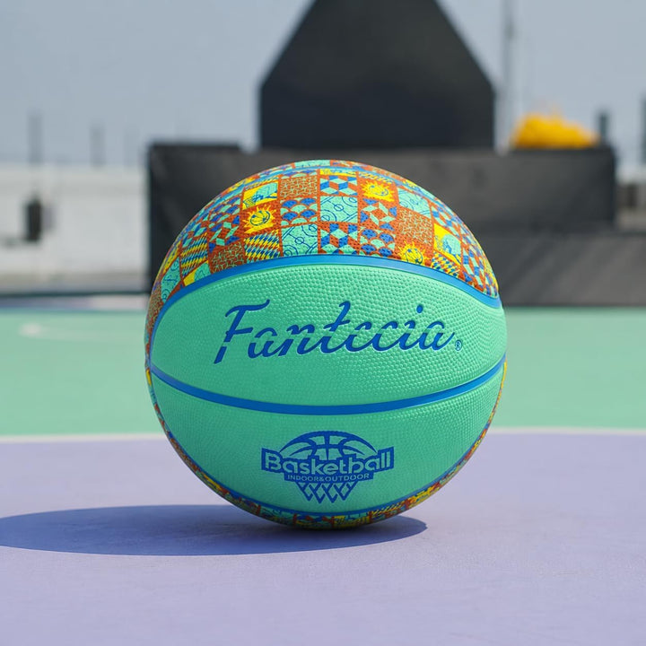 Basketball Grösse 5, Professioneller Wettkampf-Basketball aus Gummi, Trainingsball mit hohem Sprungv