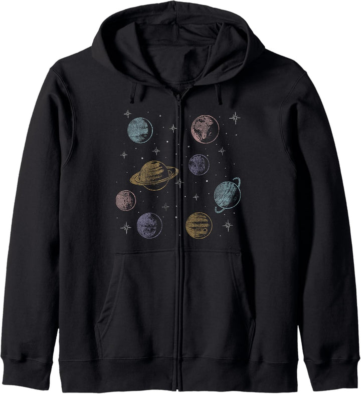 Planets And Solar System Kapuzenjacke
