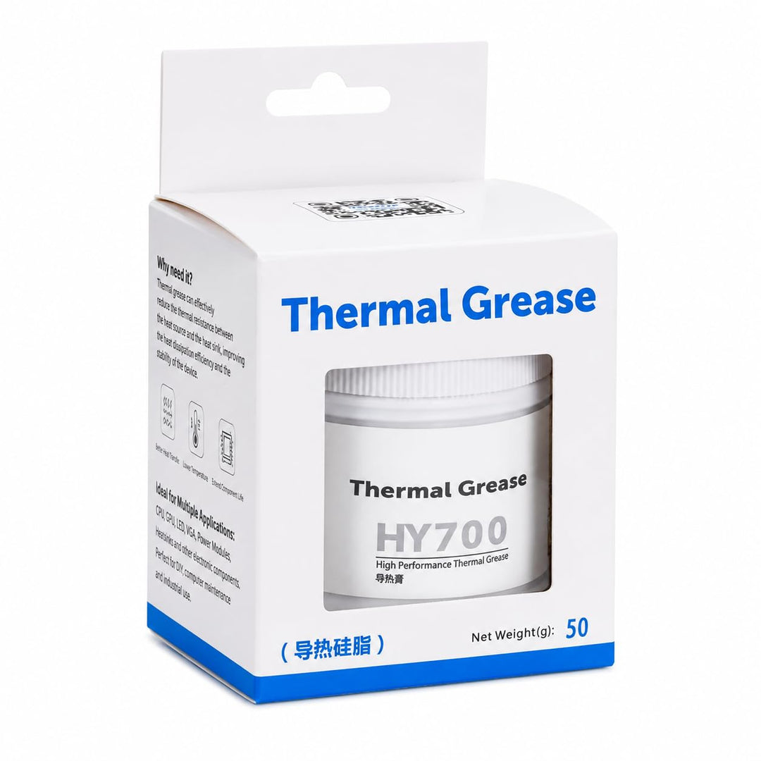 HY-700(50Gramm)> 3.14 W/m.K,CPU Wärmeleitpaste PC kühlpaste Leitpaste Thermal Paste für CPU GPU PS4