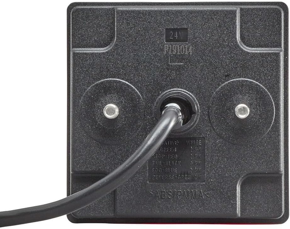 HELLA - Heckleuchte - Valuefit - LED - 24V - Anbau/geschraubt - Lichtscheibenfarbe: rot - Stecker: o