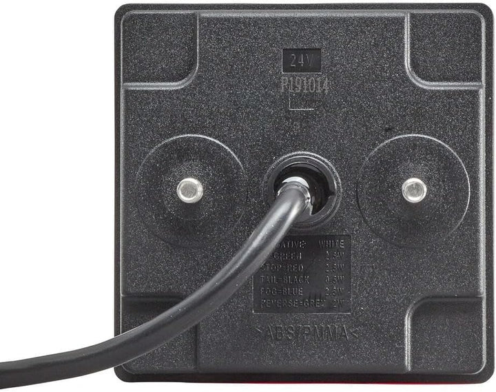 HELLA - Heckleuchte - Valuefit - LED - 24V - Anbau/geschraubt - Lichtscheibenfarbe: rot - Stecker: o
