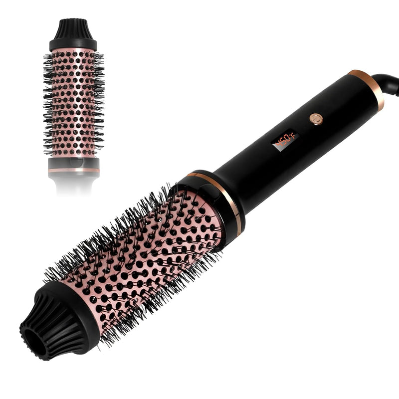 TANSHINE Thermal Brush, 38 mm Elektrische Rundbürste Wärmebürste, Lockenbürste Warmluft und Volumize