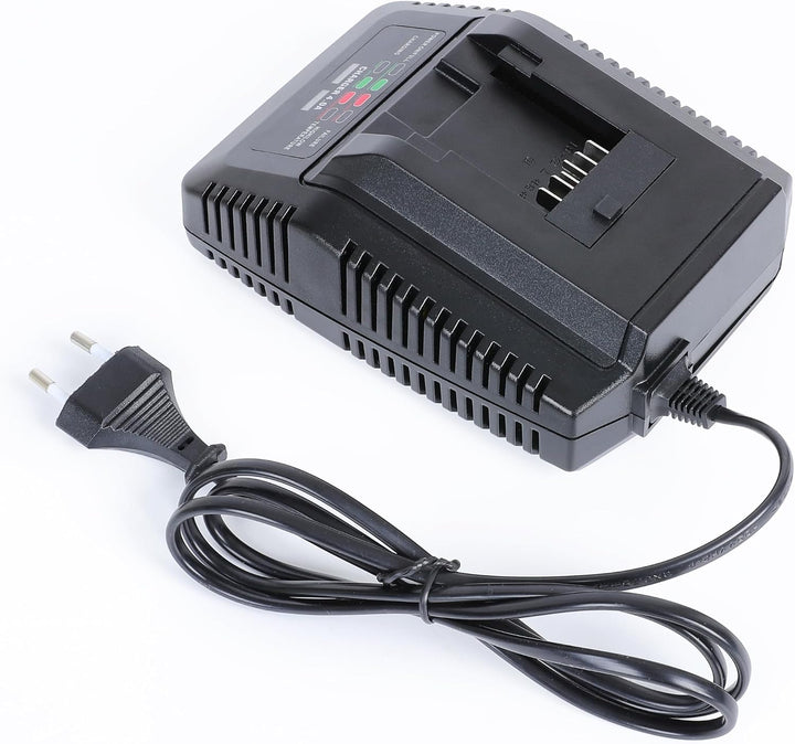 EIN 21V 4Amp Li-Ion Ladegerät kompatibel mit Ferrex20V40V Lithium-Ion Akku-Werkzeuge Gartengeräte