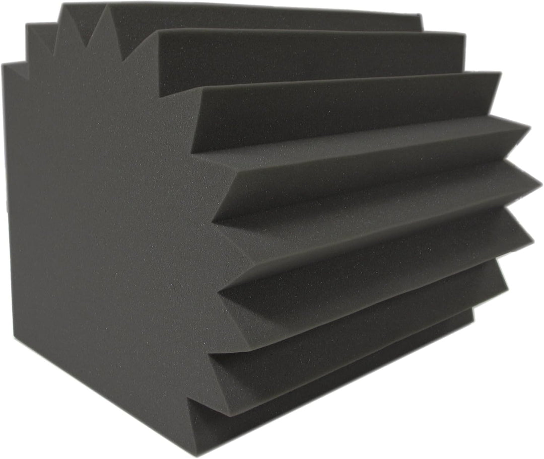 Bass Trap Absorber (Ca. 100x41x41cm) Lamellen (Pyramiden) Profil, 100x41x41cm