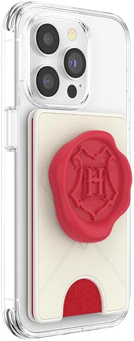 PopSockets: PopWallet+ mit Integriertem Austauschbarem PopTop für Smartphones und Tablets - Hogwarts