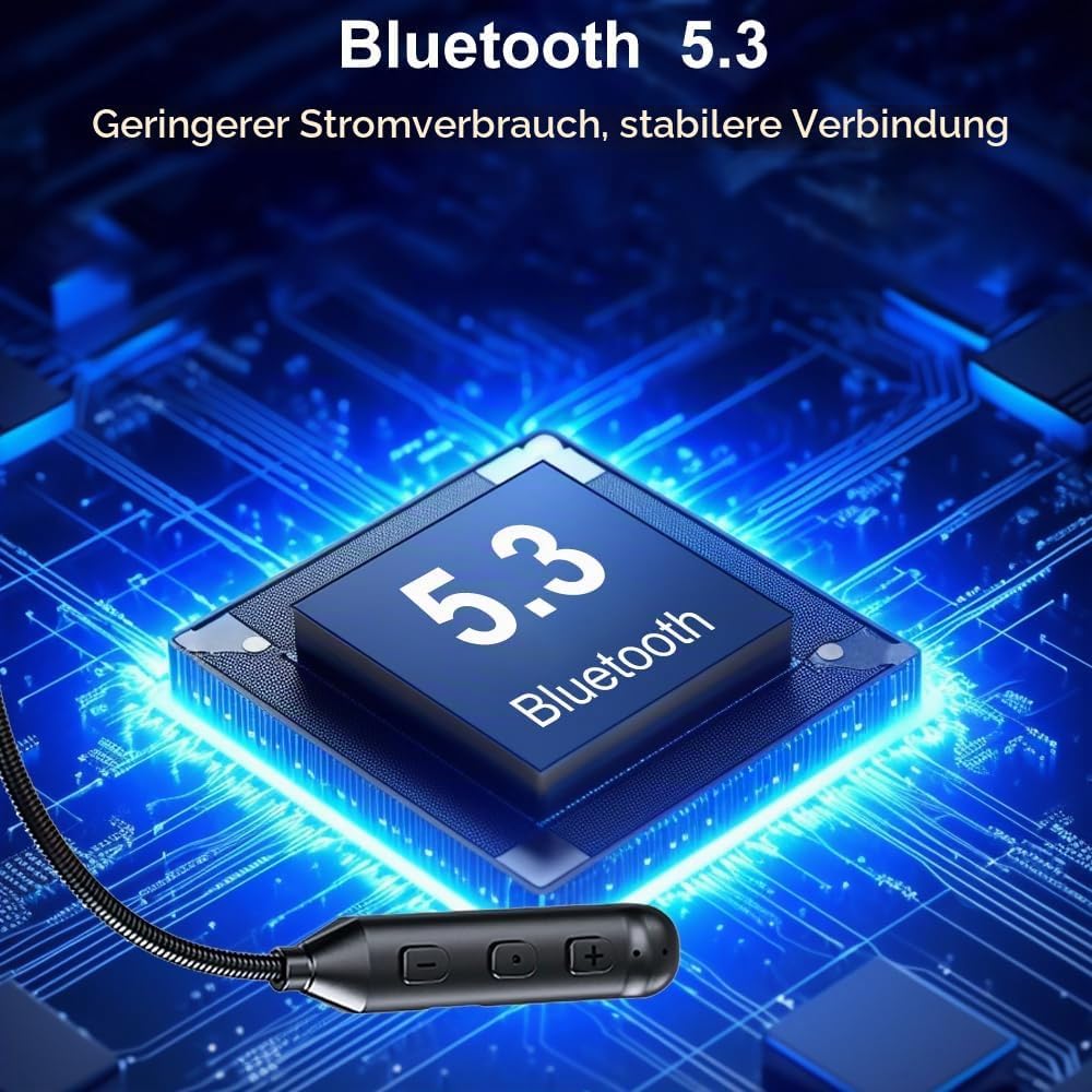 OBEST Motorrad Helm Headset, Bluetooth 5.3 Freisprecheinrichtung mit Aktiver Geräuschunterdrückung,