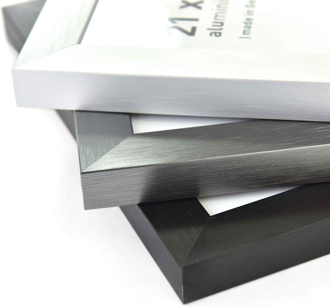 accent by nielsen Aluminium Bilderrahmen Star, 50x70 cm, Struktur Grau 50 x 70 cm Struktur Grau, 50