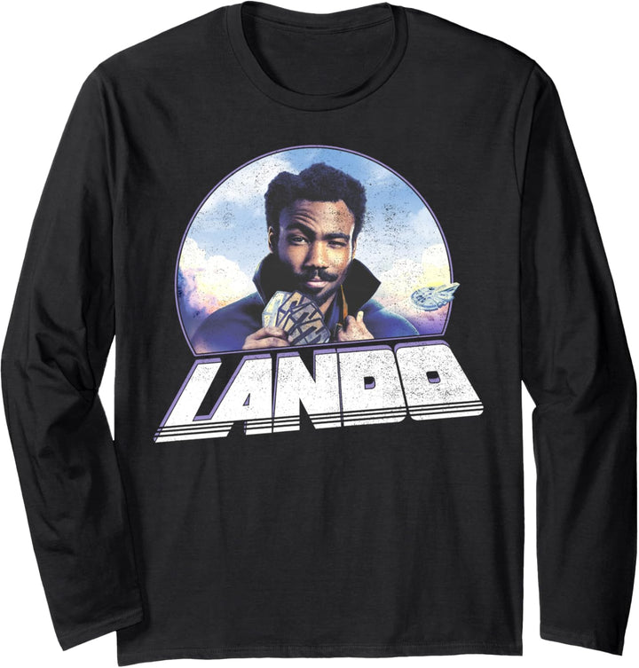 Star Wars Lando Profile Langarmshirt