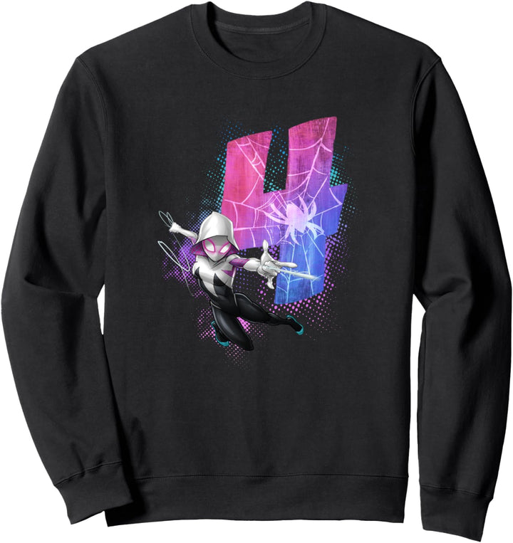 Marvel Ghost-Spider Gwen Stacy 4th Birthday Graphic Sweatshirt