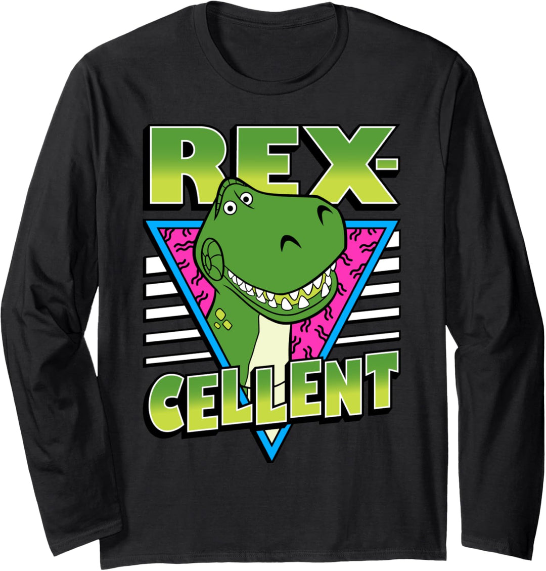 Disney Pixar Toy Story 4 Retro Rex-cellent Portrait Langarmshirt