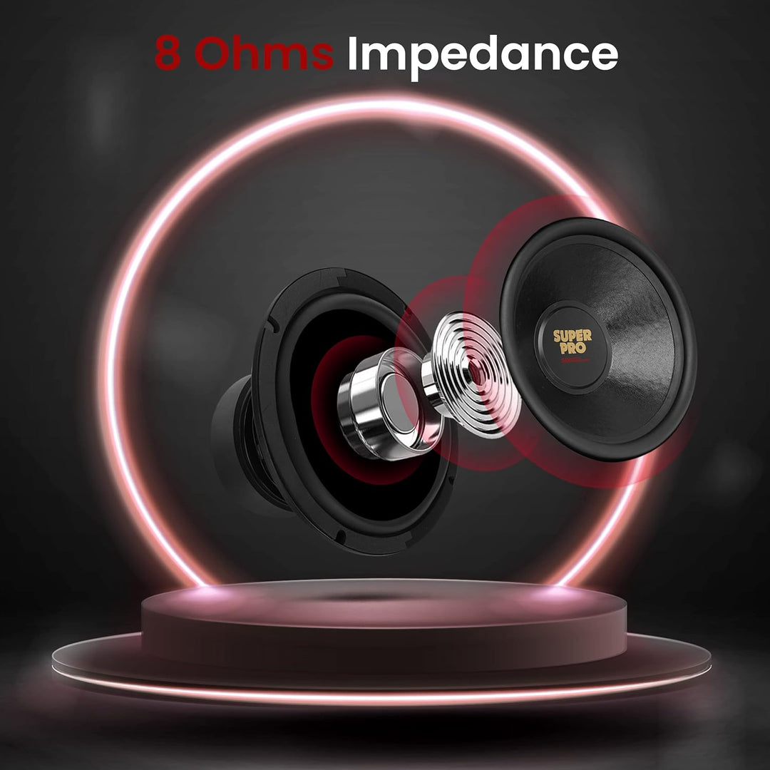 Pyramid PW1048USX Subwoofer für Auto, 500 W, 8 Ohm, 25,4 cm Traditionelle Verpackung, Traditionelle