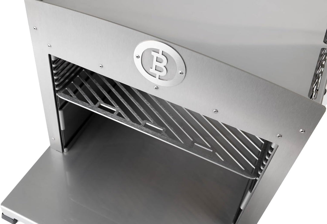 Beefer TwinPro - 800° Oberhitzegrill - Vollständig aus massivem Edelstahl mit doppeltem Garraum - Ma