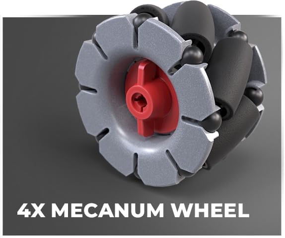 fischertechnik Maker Kit Omniwheels 571901 — Roboter-Bausatz, Experimentierkasten für Technikbegeist