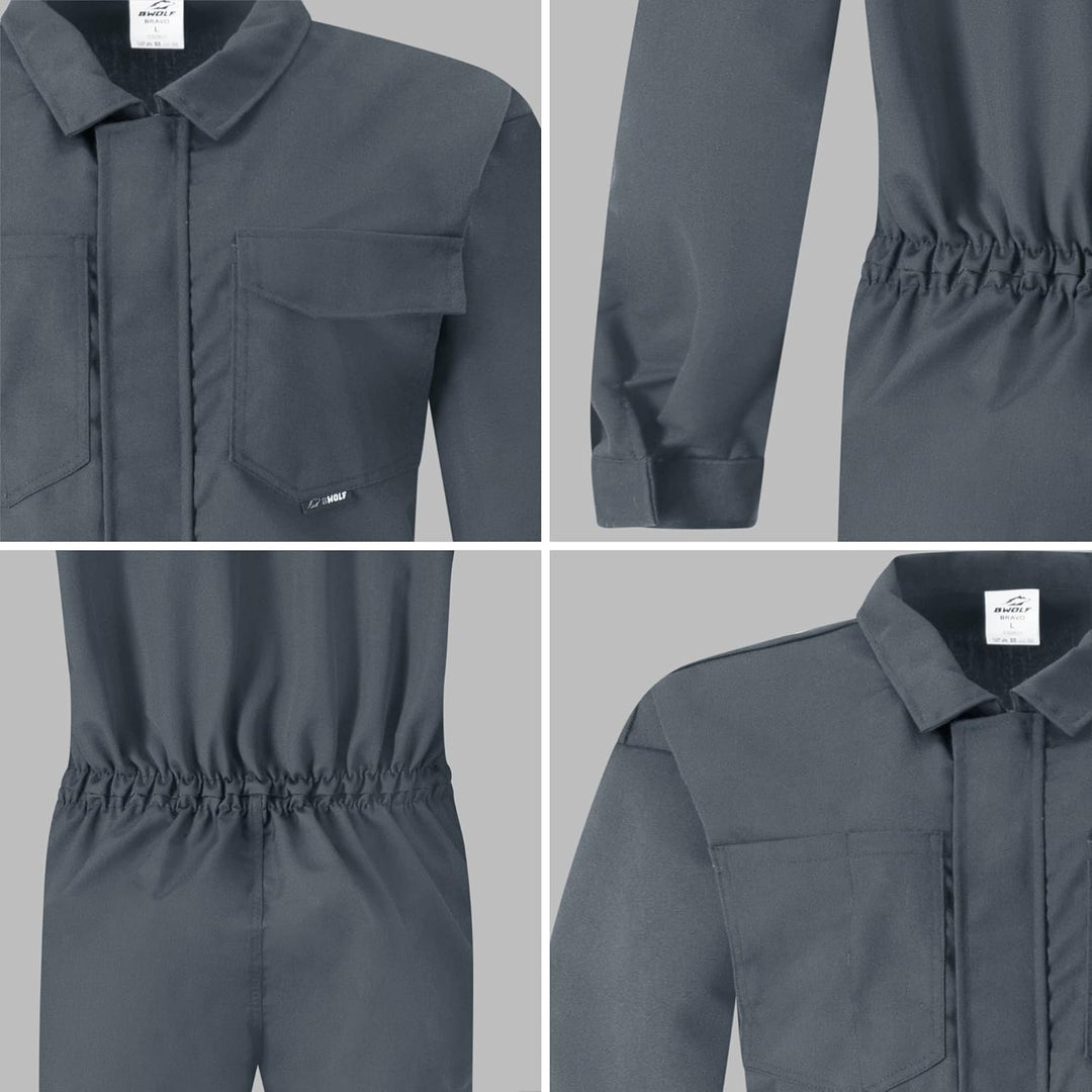 BWOLF Bravo Arbeitsoverall Herren Overall Herren Arbeitsoveralls Herren Arbeitskleidung mit Reissver
