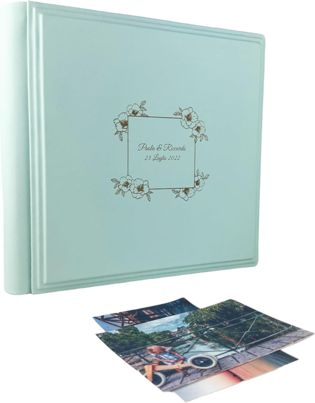 Fotoalbum - Elios Soft - handgefertigte Herstellung aus Kunstleder, personalisierbar mit Gravur. Ide