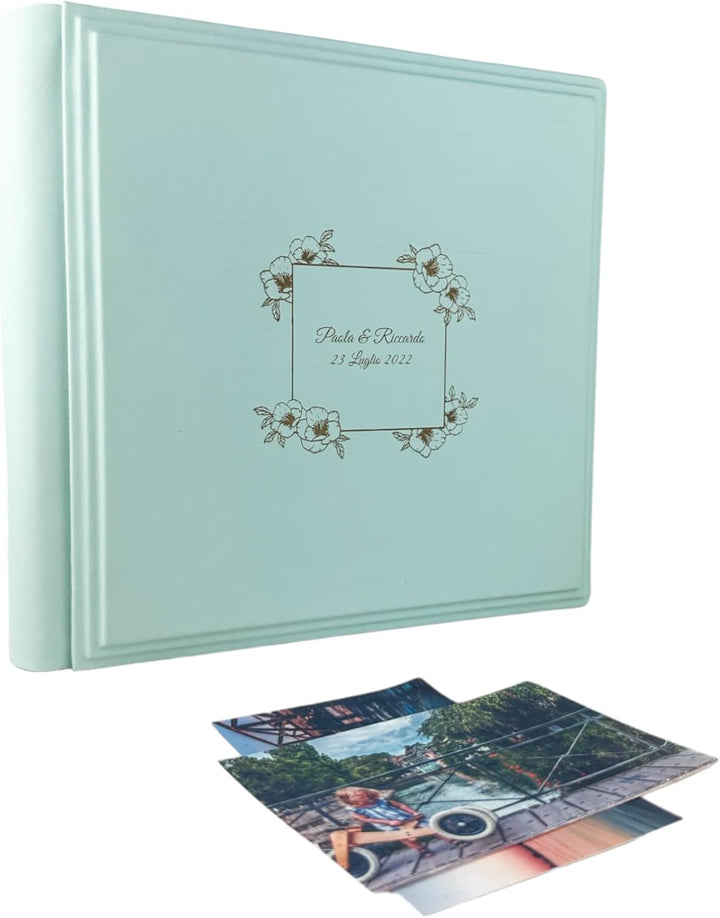 Fotoalbum - Elios Soft - handgefertigte Herstellung aus Kunstleder, personalisierbar mit Gravur. Ide
