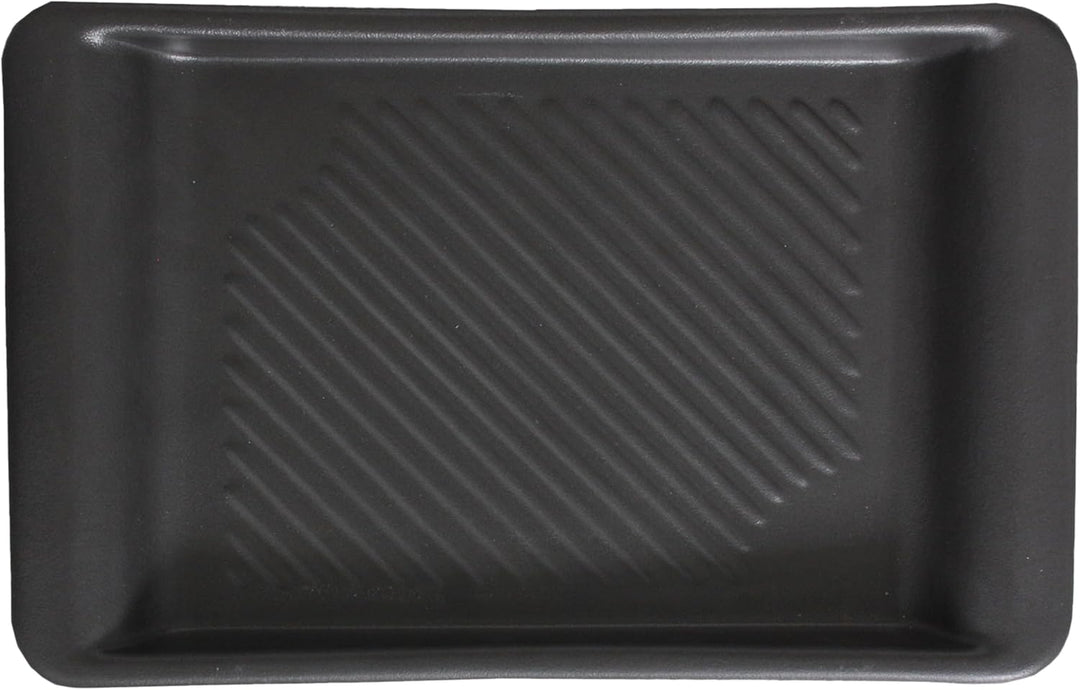 Keramische Grillschale Rechteckig, schwarz Keramik Grill Keramikschale