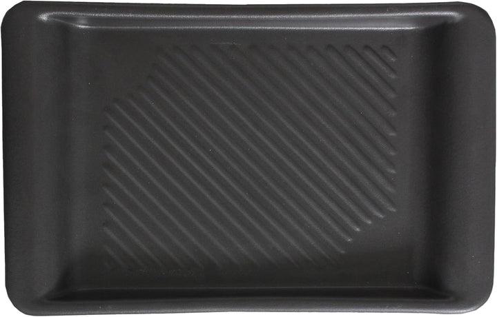 Keramische Grillschale Rechteckig, schwarz Keramik Grill Keramikschale