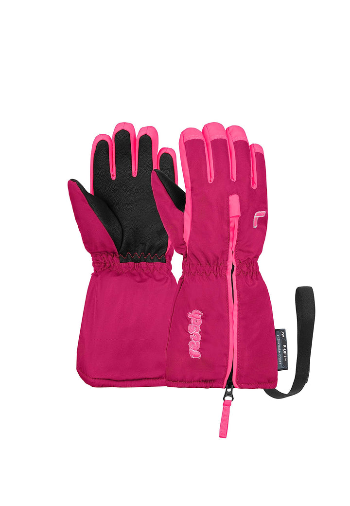 Reusch Unisex – Babys Kleinkinder Handschuhe Tom Warm, Wasserdicht, Extra Atmungsaktiv, lila / pink