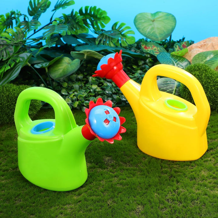2 Stück Giesskannen aus Kunststoff, Kinderspielzeug, Giesskanne, Pädagogisches Badespielzeug für Zuh