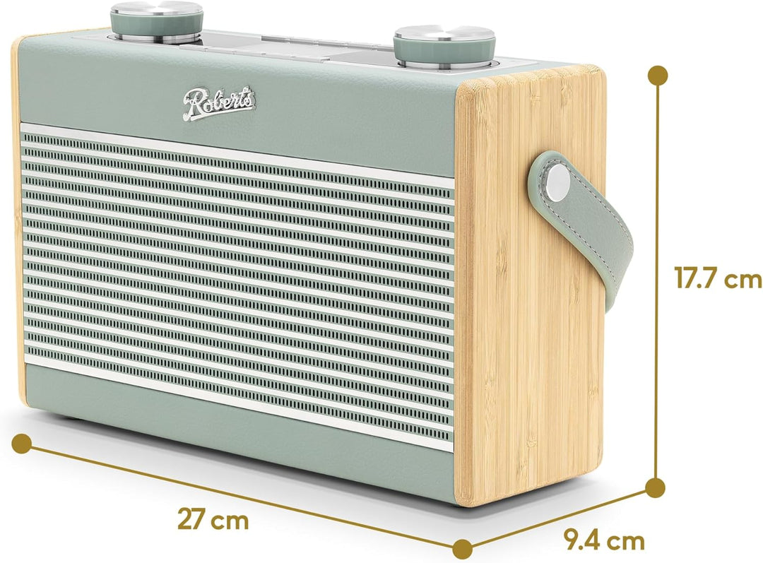 Rambler Max, tragbares Radio, DAB+/FM/Bluetooth/WiFi, Himmelblau