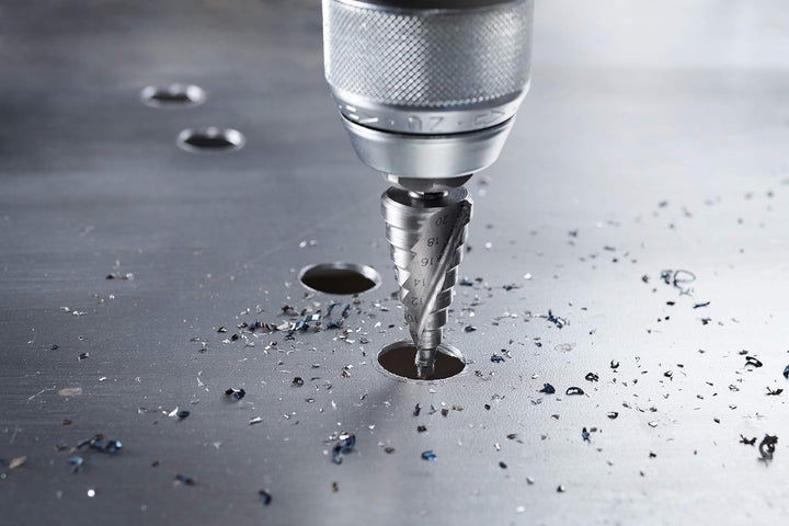 Bosch Accessories HSS Stufenbohrer (für Metall und Stufenbohrer, Ø 4 – 20 mm, Länge 70,5 mm, Zubehör