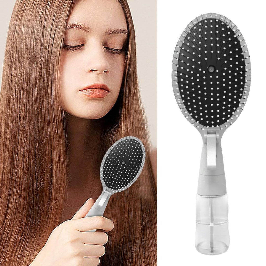 Sprühbürste, Entwirrungs-Haar-Werkzeug mit eingebautem Nebel, Fellpflegekamm für nasses Styling, nac
