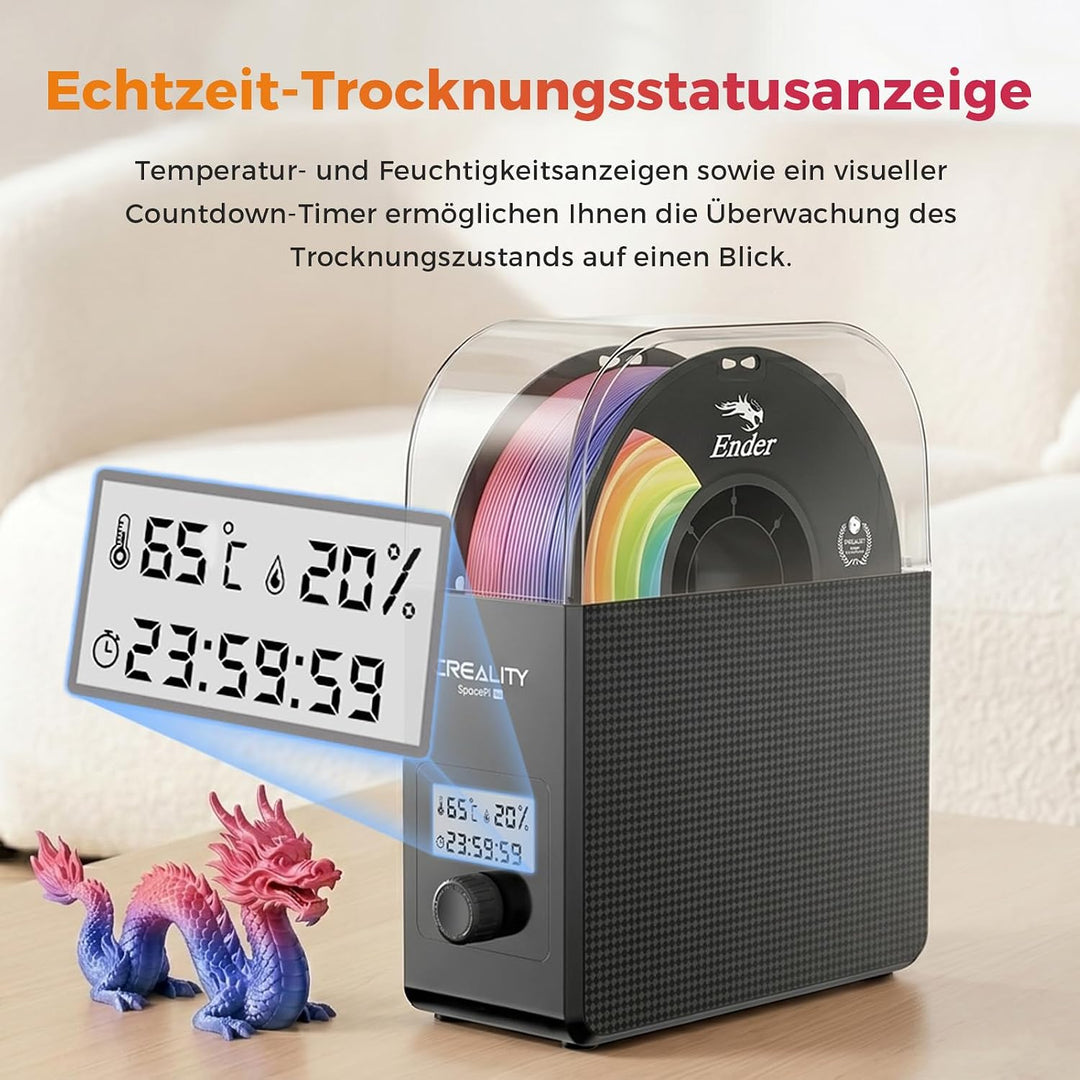 Creality Offiziell Filament Trockner für 3D Drucker Filament, 3D Drucker Filament Dryer, 360° Surrou