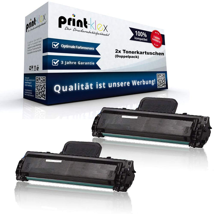 2X Print-Klex Tonerkartuschen kompatibel für Samsung ML 1670 ML 1672 ML 1674 ML 1675 ML 1678 ML 1860