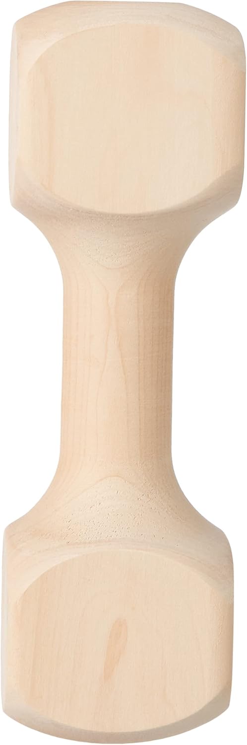 Kerbl Pet Apportierholz, Apportierspielzeug, 25cm, ca. 650g, eckige Bauweise, Hartholz, für Hunde, T