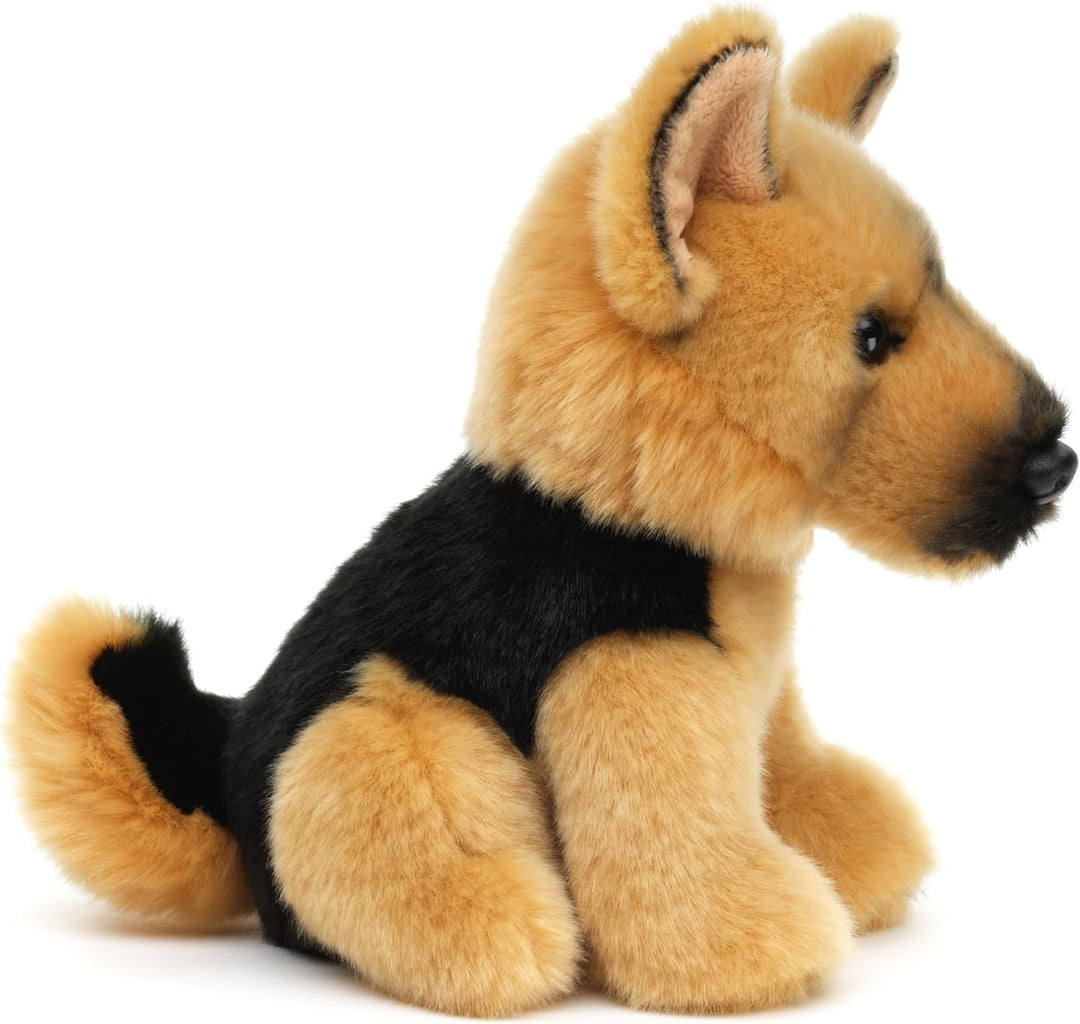 Uni-Toys - Deutscher Schäferhund, sitzend - 19 cm (Höhe) - Plüsch-Hund - Plüschtier, Kuscheltier Deu