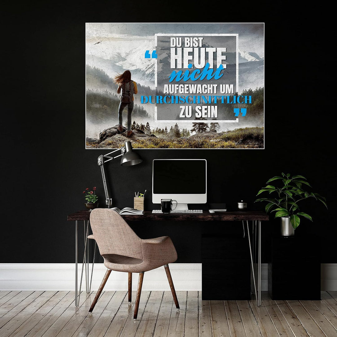 wandmotiv24 Poster als Wanddeko, Grösse Din A0, durchschnittlich, Berg Panorama, Moderne Wanddeko, W