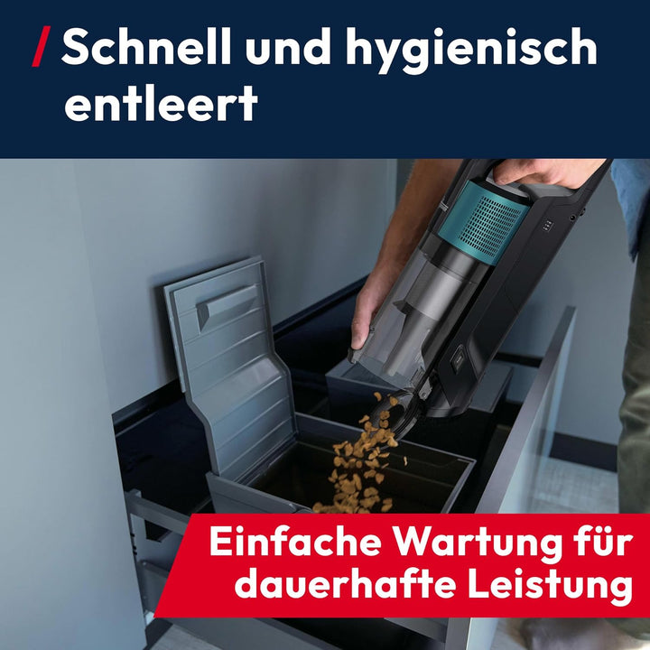 Hoover Akku-Staubsauger kabellos HF3 CORE mit 60min Laufzeit, Handstaubsauger mit Anti-Twist gegen H