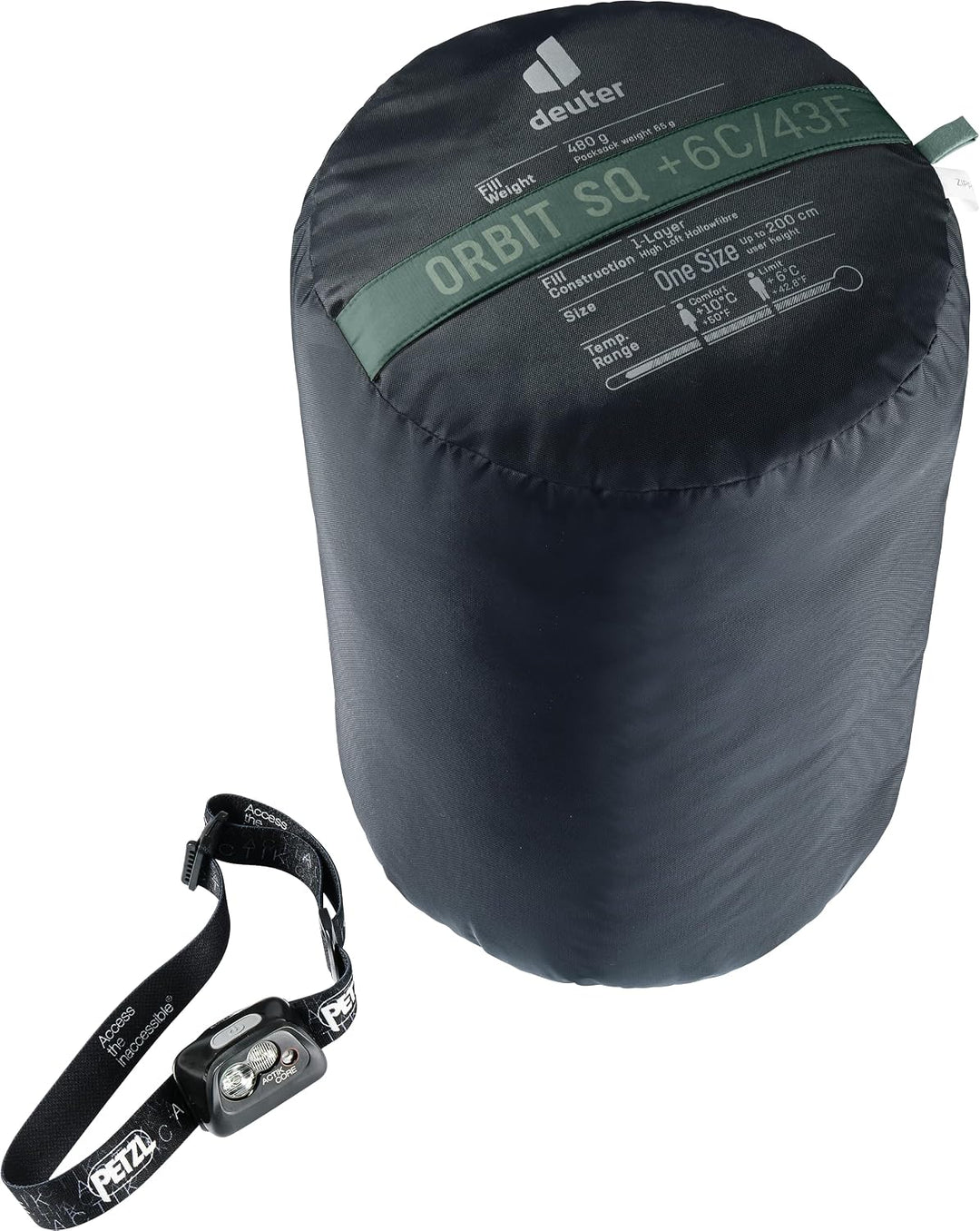 deuter Orbit SQ +6C/43F Kunstfaserschlafsack, Deckenschlafsack