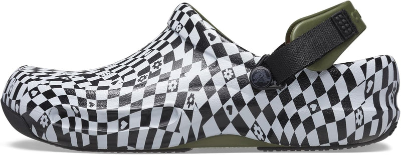 Crocs Unisex Bistro Pro Literide Clog Holzschuh 36/37 EU Black White, 36/37 EU Black White