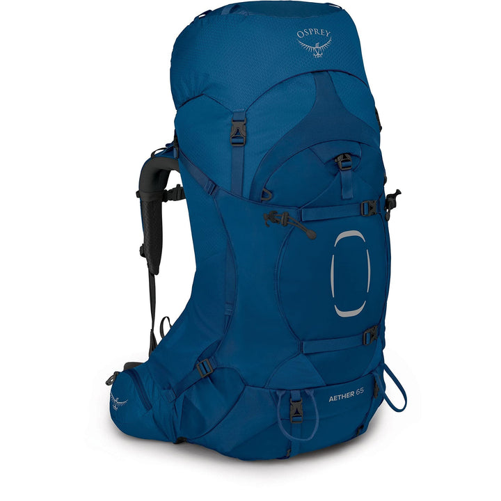 Osprey Aether 65 Trekkingrucksack für Männer Deep Water Blue L-XL, Deep Water Blue L-XL
